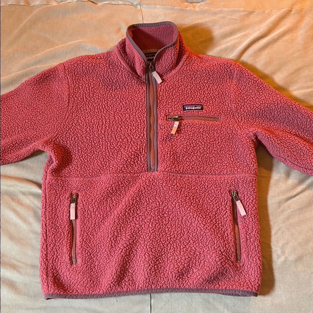 Patagonia Pink Fleece Pullover